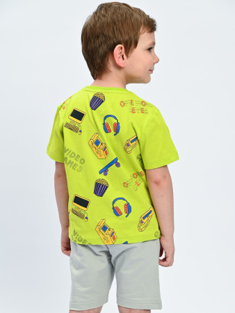 2079/1 Футболка д/м (салат размер 110)