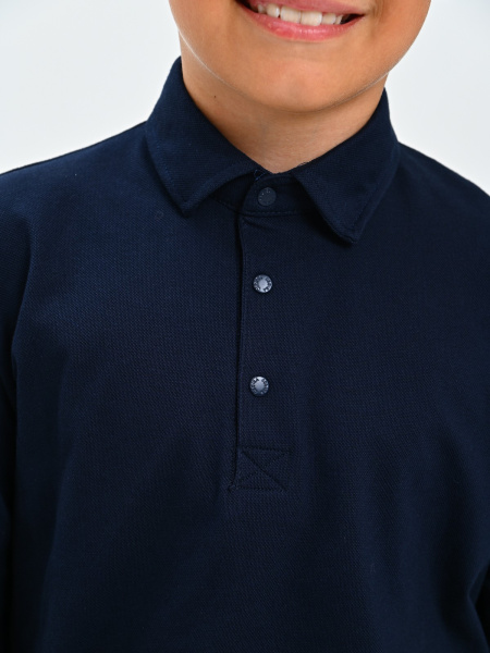 2799 Поло дл.р. д/м (батал) (темно-синий весь размерный ряд)