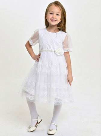 3198-Ch Платье д/д (белый весь размерный ряд)