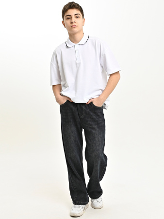 A9177-Ch Джинсы утепленные д/м (синий весь размерный ряд)