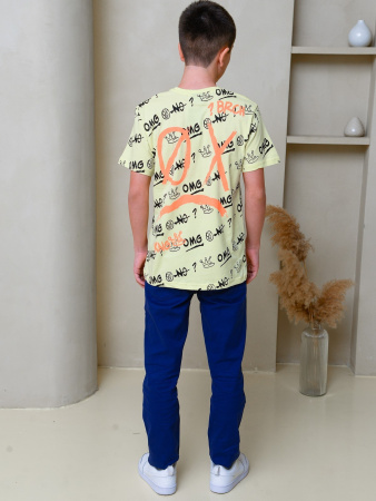 1305 Футболка д/м (лимоновый весь размерный ряд)