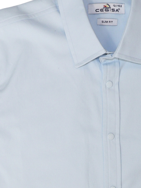 4783 Рубашка к.р. д/м (голубой весь размерный ряд)