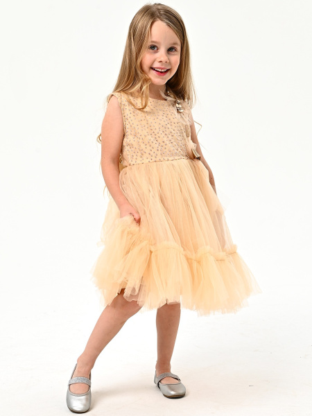 2335 Платье д/д (бежевый весь размерный ряд)