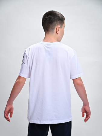 2057 Футболка д/м (белый весь размерный ряд)