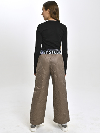 2378S Брюки болоневые д/д (темно-бежевый весь размерный ряд)