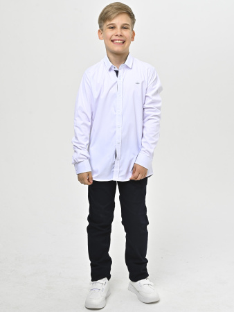 4275 Рубашка дл.р. д/м (белый весь размерный ряд)