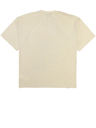 3142 Футболка д/м оверсайз (бежевый меланж весь размерный ряд)