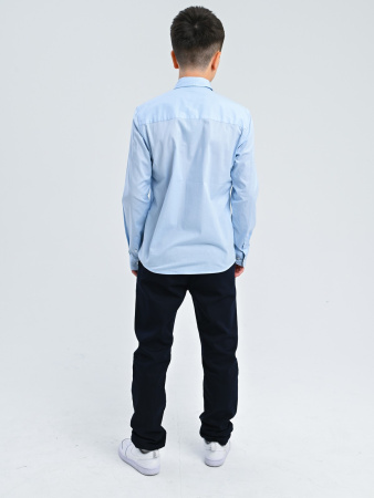 2356 Рубашка дл.р. д/м (светло-голубой весь размерный ряд)