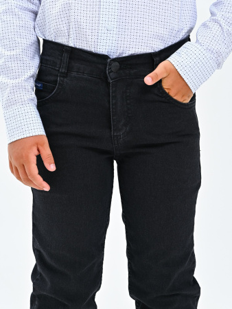 2369 Джинсы д/м (черный весь размерный ряд)