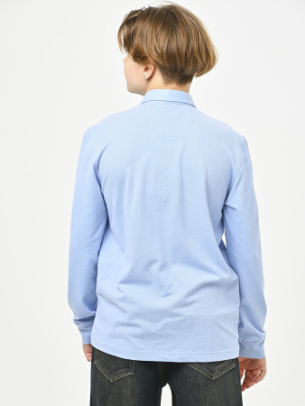 4966 Рубашка трик.(батал) дл.р. д/м (голубой весь размерный ряд)