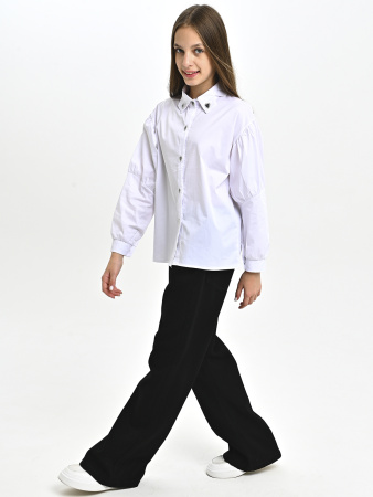 3027-Ch Блузка д/д (белый весь размерный ряд)