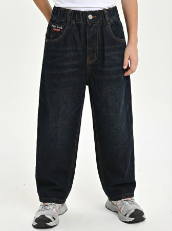 3357-Ch Джинсы утепленные д/м (синий весь размерный ряд)