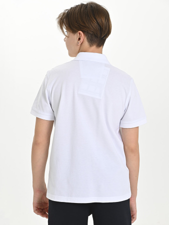 4804 Рубашка трик.(батал) к.р. д/м (белый весь размерный ряд)