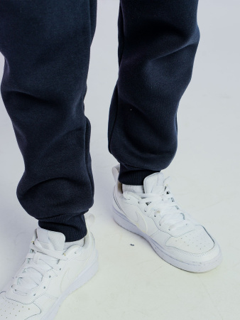 2148 Брюки спорт. утепл. д/м (т.синий размер 158)