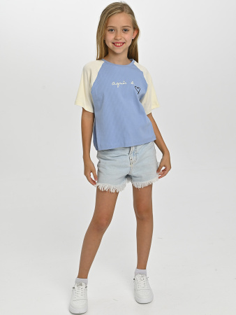 10564 Футболка д/д (голубой весь размерный ряд)