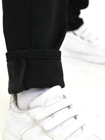 2-1177 Джинсы утепл. д/м (черный весь размерный ряд)