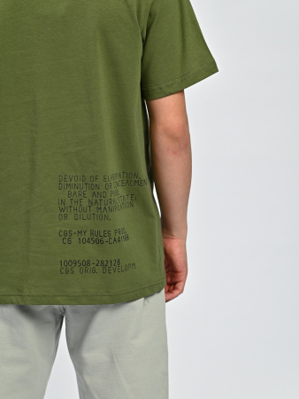 2038 Футболка д/м (хаки весь размерный ряд)