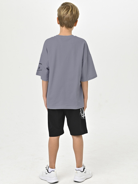 4638 Футболка д/м (темно-серый весь размерный ряд)