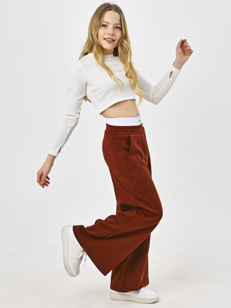 2580KG Брюки д/д (терракотовый весь размерный ряд)