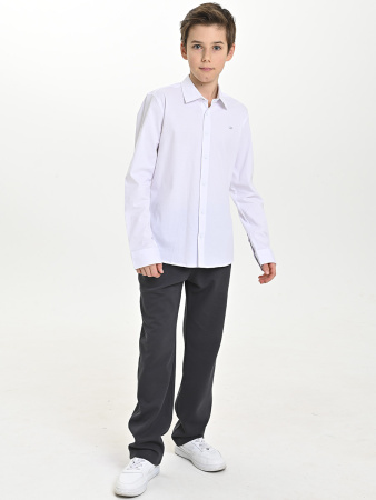 4886 Рубашка дл.р. д/м (белый весь размерный ряд)