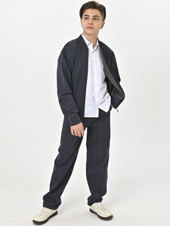 5008 Жакет д/м (синий весь размерный ряд)