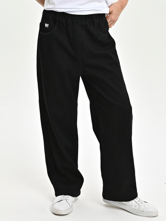 7923-Ch Джинсы утепленные д/м (черный весь размерный ряд)