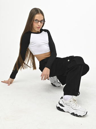 C25818-Ch Брюки д/д (черный весь размерный ряд)