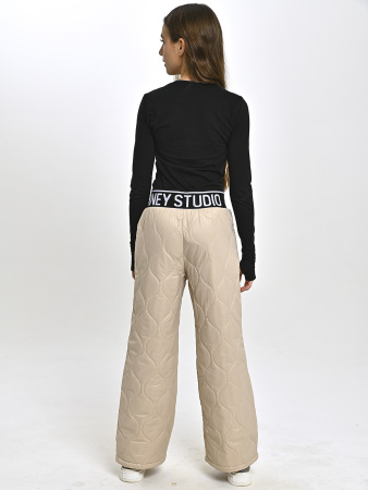 2378S Брюки болоневые д/д (кремовый весь размерный ряд)