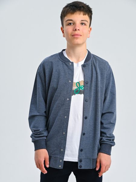 2501 Жакет д/м (джинсовый 128)