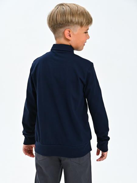 2799 Поло дл.р. д/м (батал) (темно-синий весь размерный ряд)