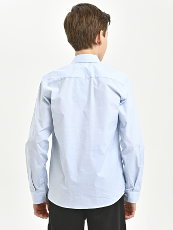 4971 Рубашка дл.р. д/м (светло-голубой весь размерный ряд)