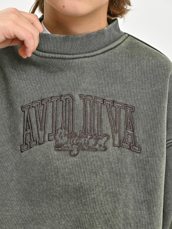 5064-Ch Толстовка утепленная д/м (хаки весь размерный ряд)