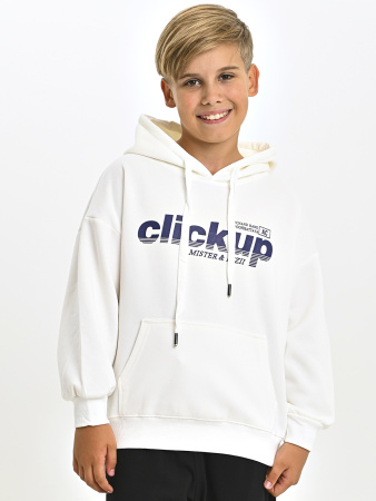 T04-Ch Толстовка д/м (белый весь размерный ряд)
