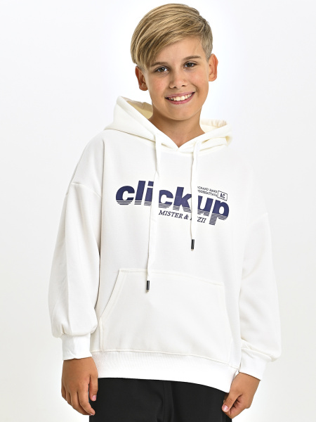 T04-Ch Толстовка д/м (белый весь размерный ряд)