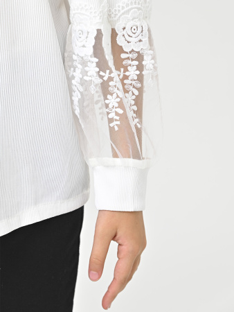 K-169KG Блузка д/д (кремовый весь размерный ряд)