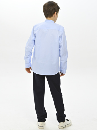 4021 Рубашка дл.р. д/м (батал) (светло-голубой весь размерный ряд)