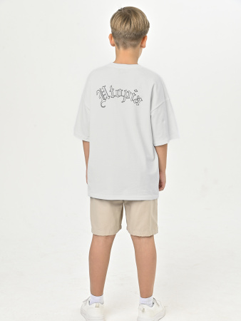 4633 Футболка д/м (светло-серый весь размерный ряд)