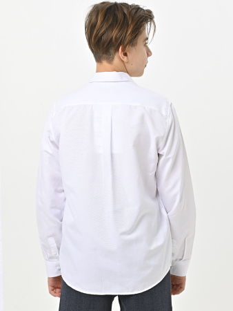 4601 Рубашка (батал) дл.р. д/м (белый весь размерный ряд)