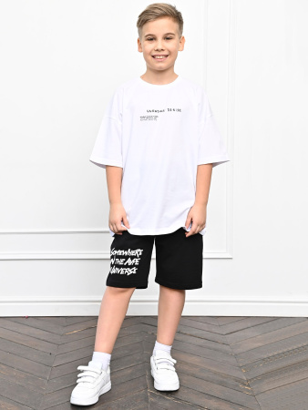 3003 Футболка д/м оверсайз (белый весь размерный ряд)