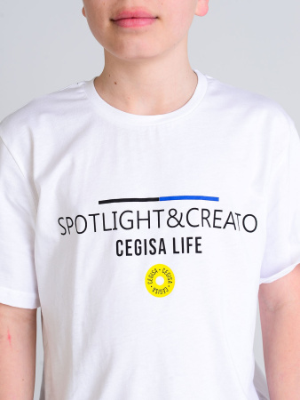 1289 Футболка д/м (белый весь размерный ряд)