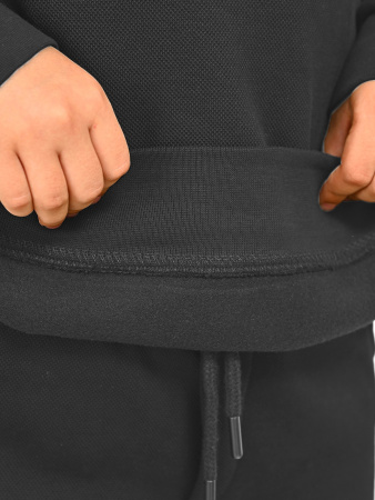 2847 Толстовка утепл. д/м (темно-серый весь размерный ряд)