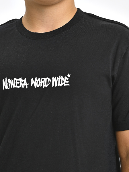 5409 Футболка д/м (черный весь размерный ряд)