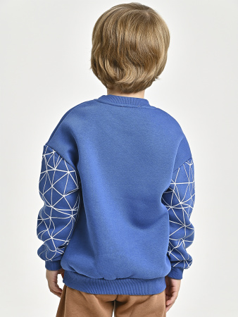 225469 Толстовка утепл. д/м (синий весь размерный ряд)