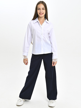 3024-Ch Блузка д/д (белый 150)