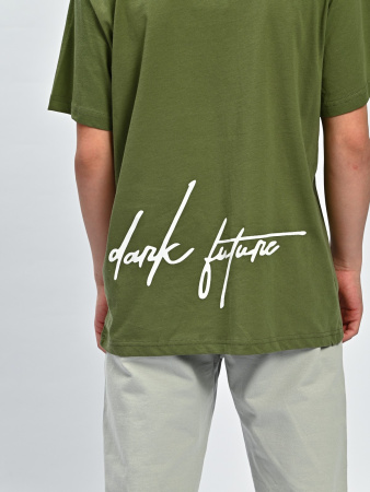 2184 Футболка д/м (хаки весь размерный ряд)