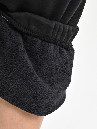 B020-8-Ch Брюки спорт утепл. д/м (черный весь размерный ряд)