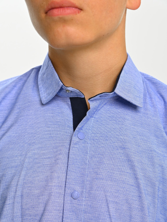 2675 Рубашка дл.р. д/м (ярко-голубой весь размерный ряд)