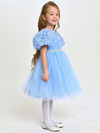 2585KG Платье д/д (голубой весь размерный ряд)