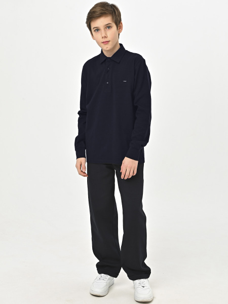 4750 Поло дл.р. д/м (темно-синий весь размерный ряд)