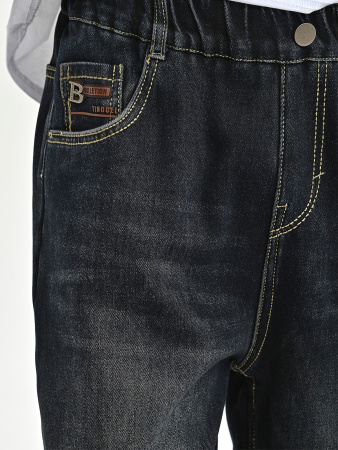 25388-Ch Джинсы утепленные д/м (темно-синий 31(165))